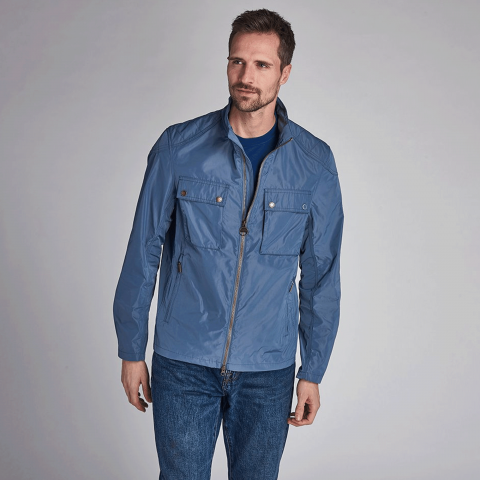 Barbour International Steve McQueen Ashbury Jacket | Dark Chambray