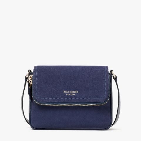 Kate Spade New York Run Around Colourblocked Large Flap Crossbody | Deep Space Multi