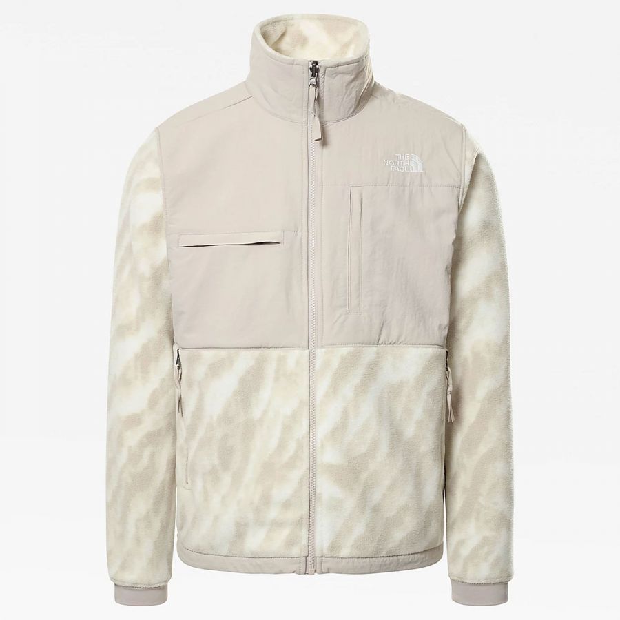 north face fleece cream