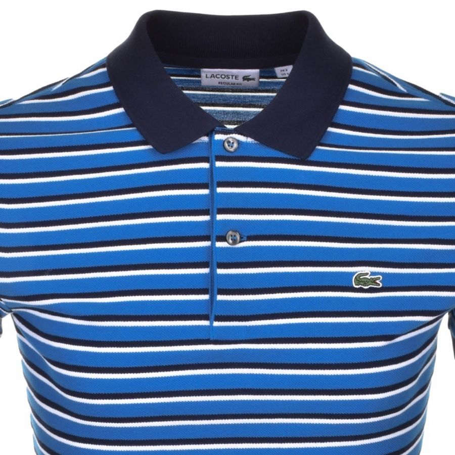lacoste polo stripes