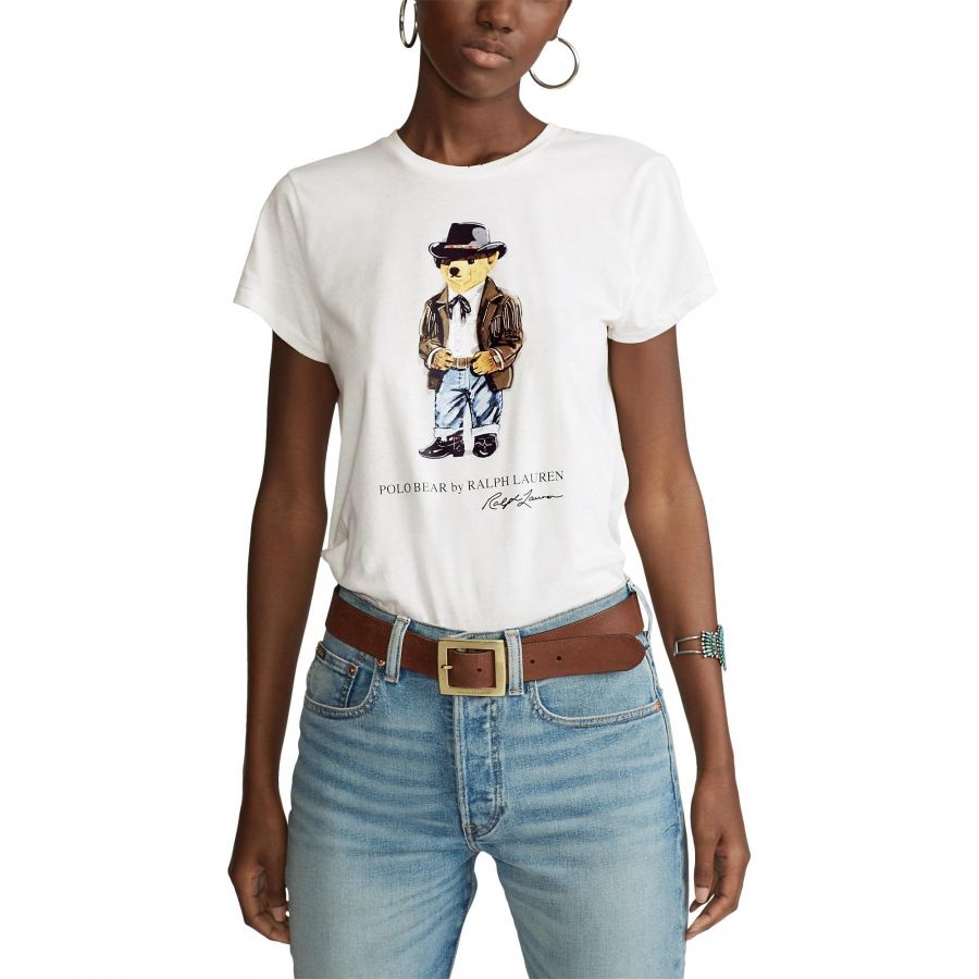 women polo bear shirt